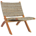 Kubu Rattan Mahogany Wood Frame Chair W1392