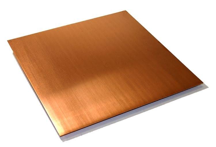 32oz Copper Sheet 24 inch x 24 inch Unpolished Mill Finish Q570