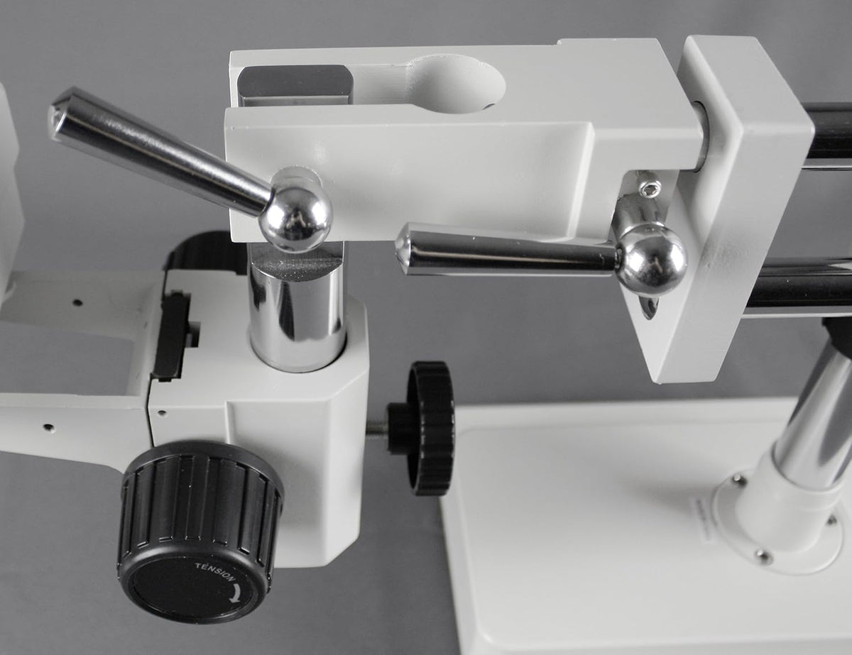 Simul-Focal Trinocular Zoom Stereo Microscope with Double Arm Boom Stand R3855