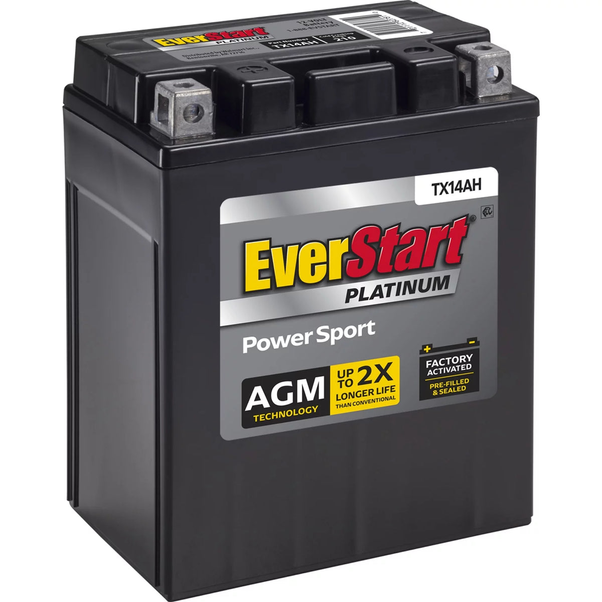 AGM PowerSport Battery Group Size TX14AH 12 Volt 220 CCA F176284