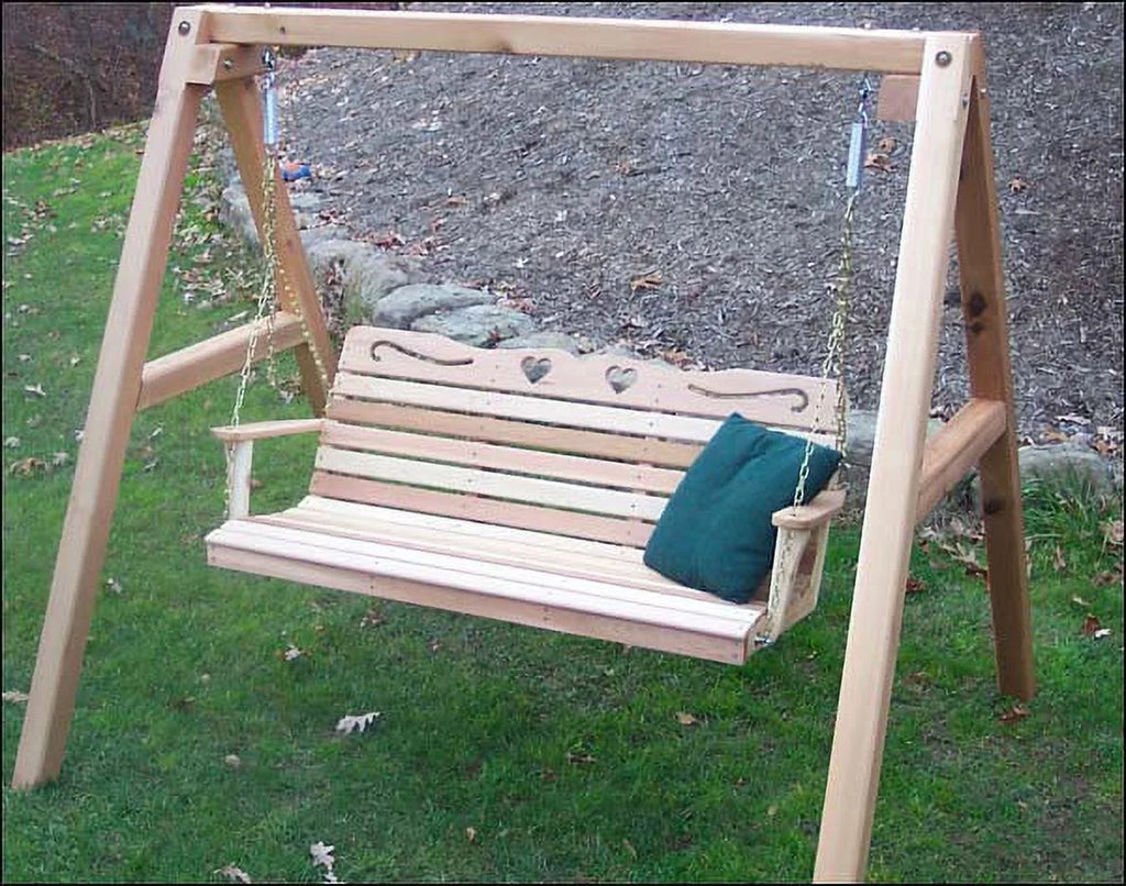 Cedar Porch Swing with Stand S4605