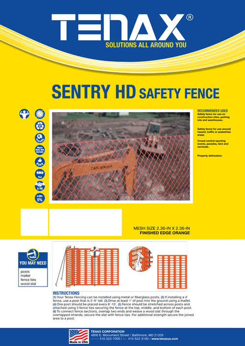 Black Safety Fence M35928