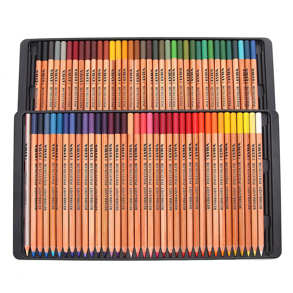 72 Metal Case Colored Pencils M522