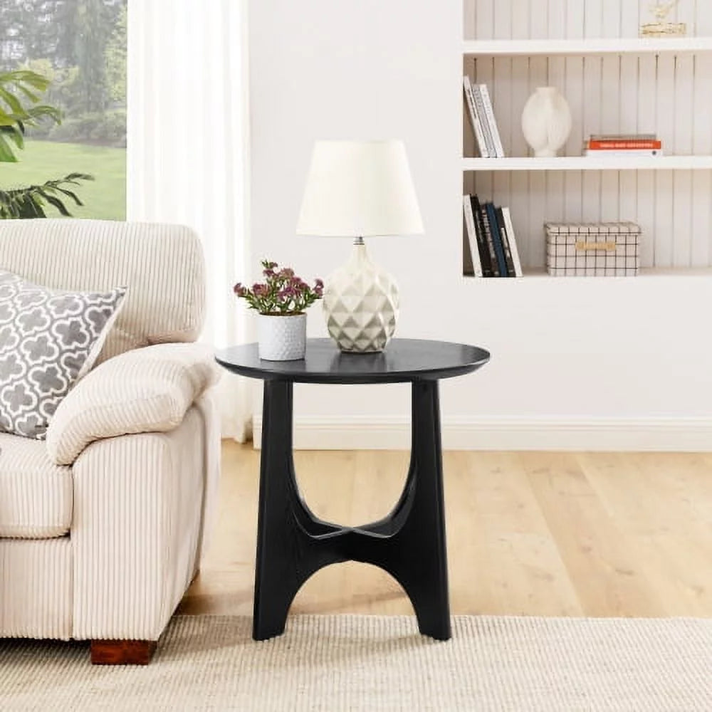 25" Round Wooden End Table R38514