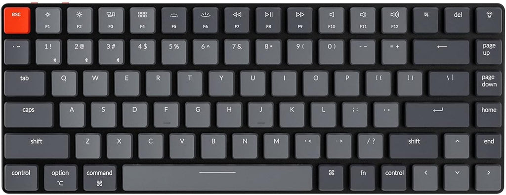 84 Keys Ultra-Slim Wireless Mechanical Keyboard with White LED Backlit A5237