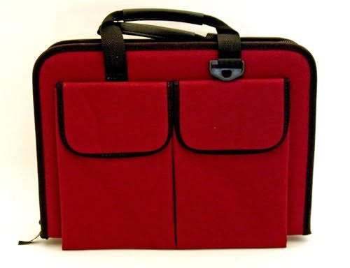 Burgandy Zipper Tool Case E126