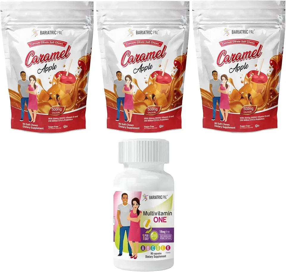 90-Day Bariatric Vitamin Bundle Multivitamin Capsule Calcium Citrate Soft Chews S227