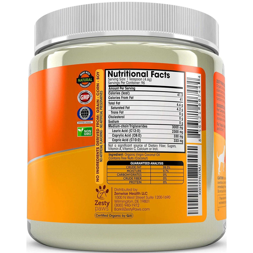 Organic Coconut Oil for Dogs A98861