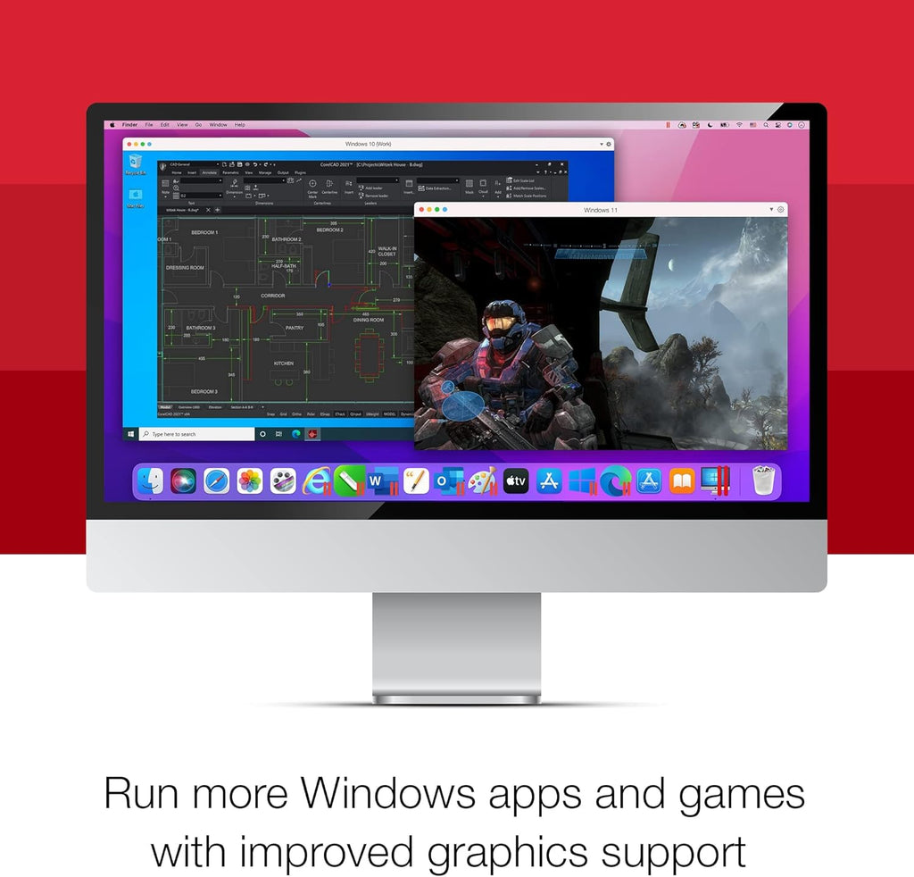 Parallels Desktop 17 for Mac Pro Edition Virtual Machine Software 1-Year Subscription Q80714