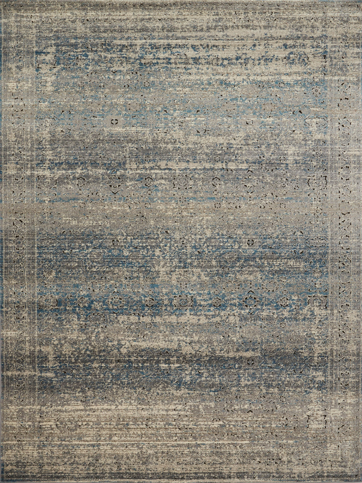 Grey Blue 7'10 x 10'6 Rug H712