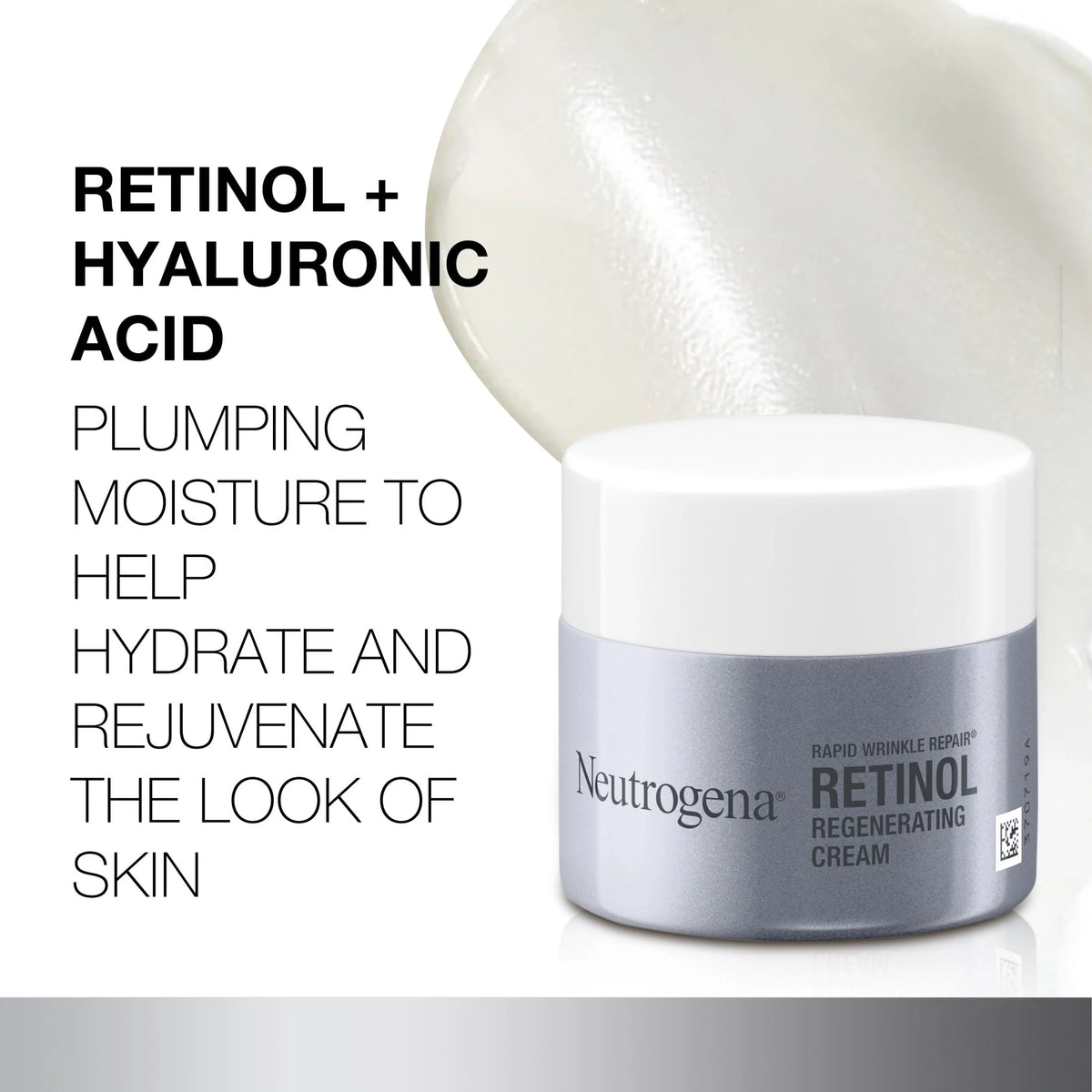 Retinol Face Moisturizer with Hyaluronic Acid, 1.7 oz E9730