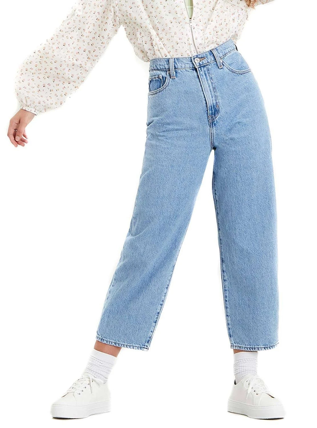 Balloon Leg Jeans U7543