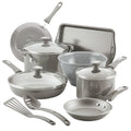 12-Piece Nonstick Pots and Pans Set Gray Z644097